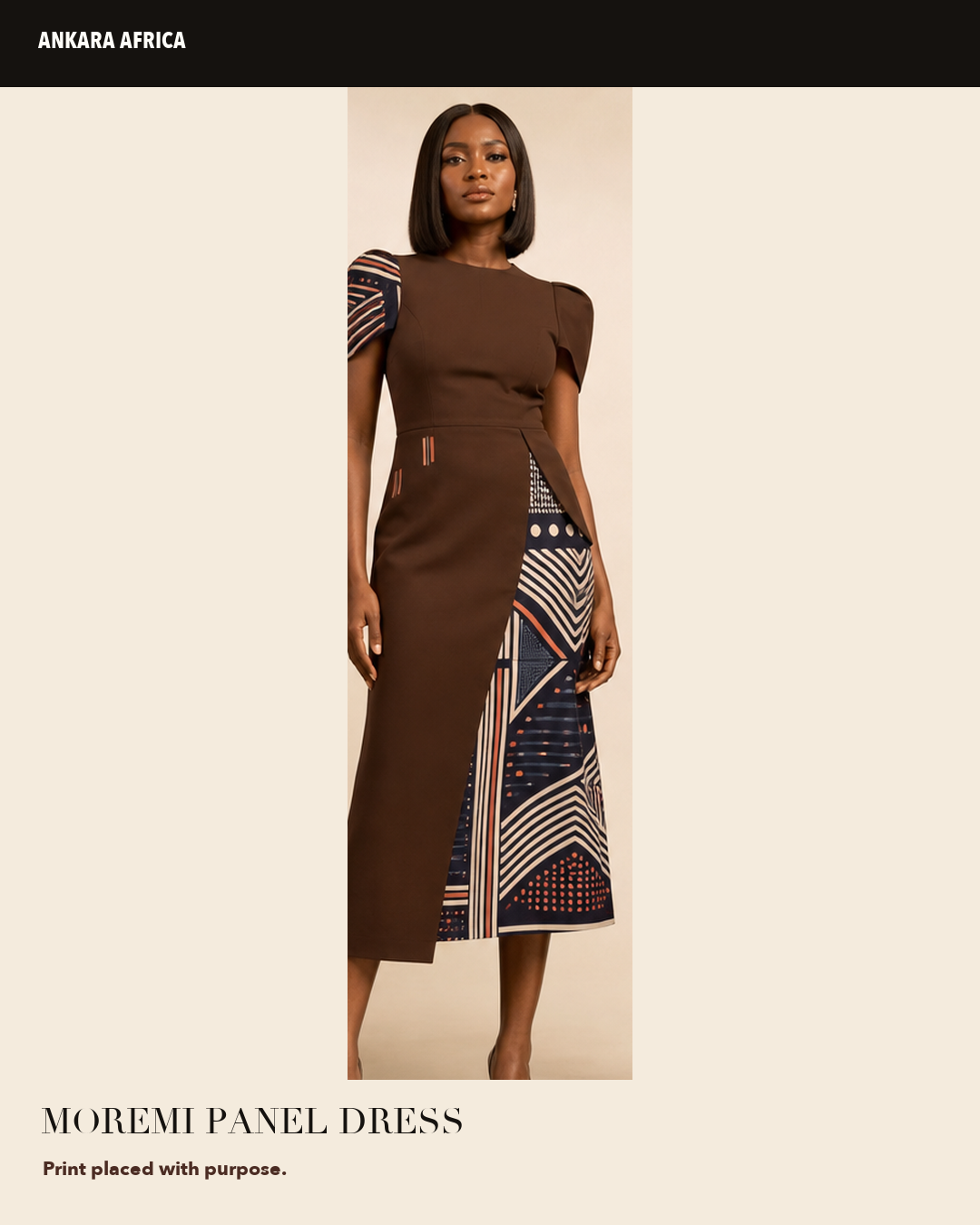 Moremi Panel Dress